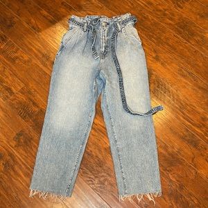 Abercrombie and fitch blue mom jeans size 6